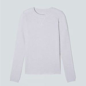 Everlane “The Organic Cotton Waffle Tee”, Heathered Tan, size XL